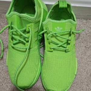 Adidas Kids Bright Green Sneakers
